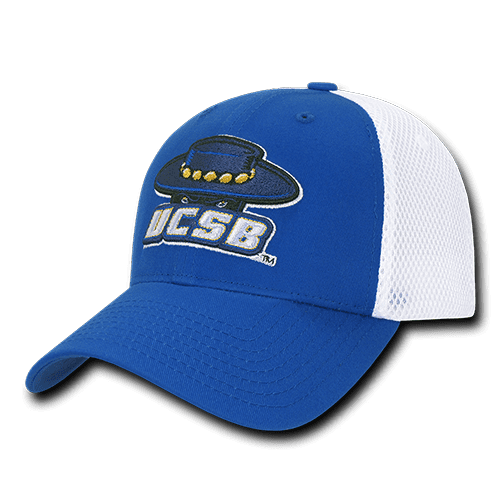 NCAA UCSB UC Santa Barbara Gruchos Structured Mesh Baseball Flex Caps