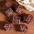 thumbnail image 5 of Cusdie 7-Die Metal DND Dice Set, Ghost Claw Design Metal Polyhedral D&D Dice Set for DND Dungeons and Dragons TTRPG Role Playing Games, 5 of 5