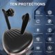 thumbnail image 3 of Auricular BT auricular inalámbrico ergonómico diez protecciones compacto cómodo para deportes, 3 of 8
