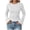 White, variant on Womens Long Sleeve Shirts Zaewscy Women's Solid Color Sports Casual Long Sleeves Thread Ribbed Daily Top Green XXL