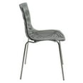 thumbnail image 3 of Maykoosh Seaside Style Modern Plastic Dining Chair - Set of 4, 3 of 10