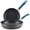 Gray with Teal Handles, variant on Rachael Ray Create Delicious 9.5" and 11.75" Aluminum Nonstick Frying Pan Set, , Teal