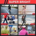 thumbnail image 6 of Bike Turn Signals,Bright Bicycle Turn Signals Front Back IPX5 Waterproof Wireless Remote Control Rear Bike Light USB Rechargeable LED Bike Flashlight for Mountain Bike,Bicycle,Scooter, 6 of 6