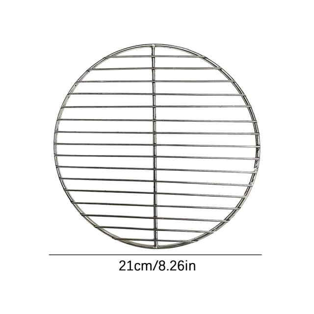 SDNall Stainless Steel Circular Grill Grate, Thickened 304 Welded Mesh With High Temperature Resistance, Firm Structure For Convenient Barbecue Cooking And Cleaning