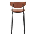 thumbnail image 4 of Charon Barstool Vintage Brown Barstool, Modern Style, Plush and durable faux leather fabric, Plywood, Indoor Bar, 4 of 5