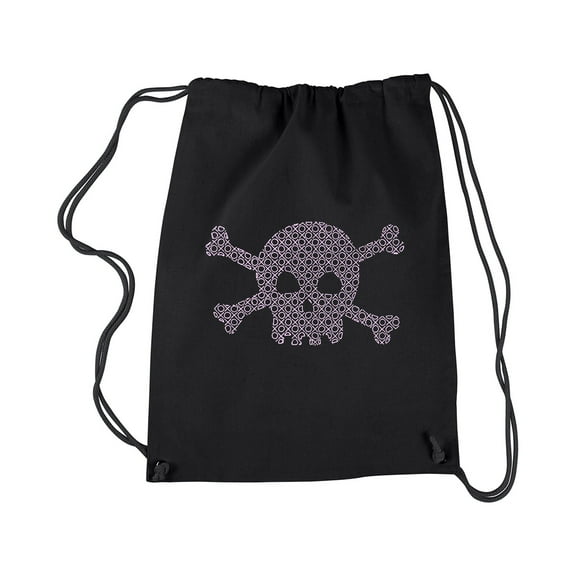 Drawstring Backpack - XOXO Skull