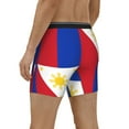 thumbnail image 2 of Flag Of The Philippines Boxer Briefs Novelty Underwear With Fly Underwear For Men, 2 of 7