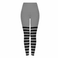 thumbnail image 2 of Neewe Women's Halloween Striped High Waisted Leggings for Women-Soft Athletic Tummy Control Pants for Running Yoga Workout Reg & Plus Size, 2 of 9