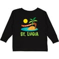 thumbnail image 3 of Inktastic I Love St Lucia Boys or Girls Long Sleeve Toddler T-Shirt, 3 of 5