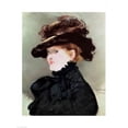 thumbnail image 2 of Posterazzi BALXIR206462LARGE Portrait of Mery Laurent Poster Print by Edouard Manet - 24 x 36 in. - Large, 2 of 4
