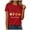 Red, variant on mgoYE Halloween Tshirts Women Plus Size Funny Long Sleeve Halloween Thanksgiving Fall Pumpkin T-Shirts Graphic Tee Tops Womens T Shirts(Red,S)