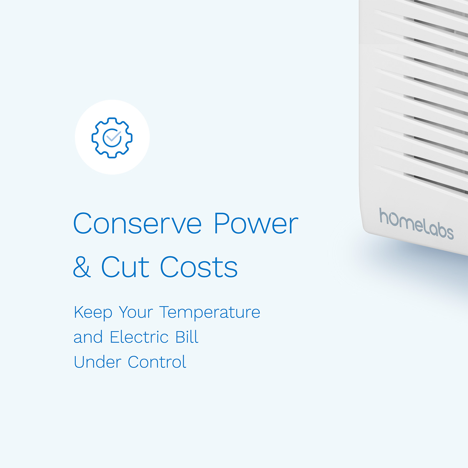 hOmeLabs 12,000 BTU Window Air Conditioner - Energy efficient AC Unit with Digital Thermostat and Easy-to-Use Remote Control - Ideal for Rooms up to 550 Square Feet - image 4 of 10