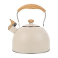 thumbnail image 1 of SHISUYAN 1Pc Boiling Tea Kettle 2.5L Antique Stainless Steel Flat Bottom (Beige), 1 of 6