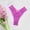 Purple, variant on Siminsem High Cut Lace Thong for Women Low Rise Seamless T-Back Panties Sheer Floral Underwear No Show Hollow Out Breathable Cotton Crotch Multipack S-XXL, Light Blue,M
