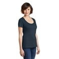 thumbnail image 4 of District Made Ladies Perfect Weight Scoop Tee-XS (New Navy), 4 of 6