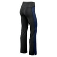 thumbnail image 3 of Women's Fanatics Black Atlanta Braves Studio Fitted Flared Leggings, 3 of 3