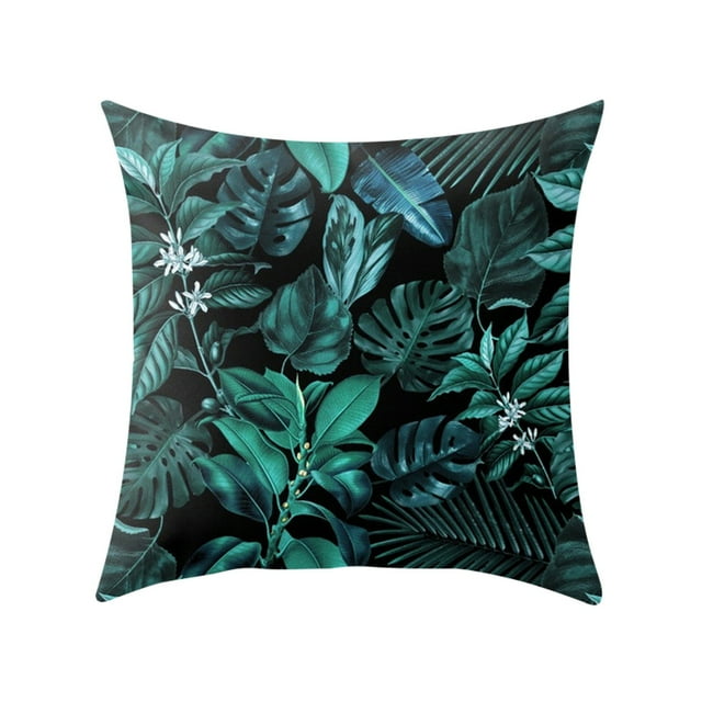 Housse de Coussin Carrée Décorative Moderne pour Sofa, Lit et Voiture 18 X 18 Pouces