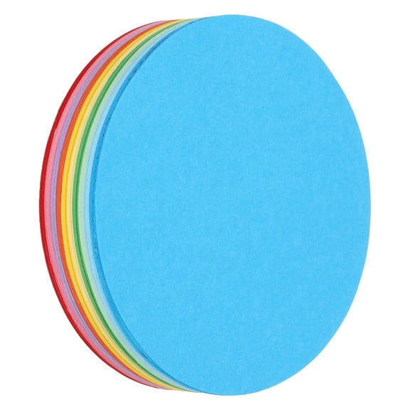 200 PCS Circle Cutouts Paper 4 Inch Round Cutouts for DIY Craft, Assorted Colors