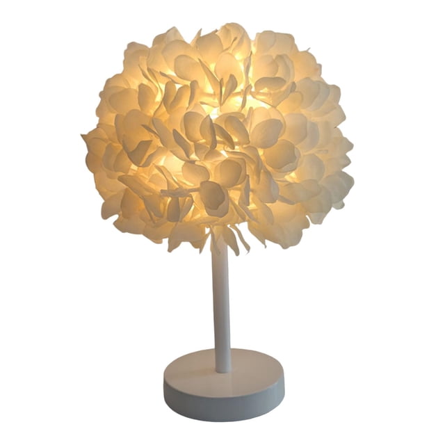 Luz de escritorio moderna Lámpara de pantalla de luz nocturna LED, lámpara de de noche decorativa de tela para sala de estar, boda, oficina, , champán Colco Lámpara de noche