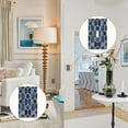 thumbnail image 4 of Yayeee Blank Wall Plate Cover 1-Gang 4.5"x2.7" Home Unused Decorative Outlet, Blue Hexagon Pattern, 4 of 7