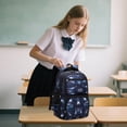 thumbnail image 2 of jiaxiM School Backpacks Adjustable Comfort Shoulder Strap Lightweight Durable School Bag for Daily Campus Use, Primary, Middle, High School, Park, Travel, 2 of 6