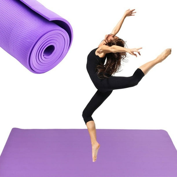 Tapis de Yoga épais antidérapant pour sport fitness, gym, musculation,  pilates