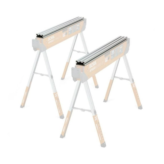 Bora Portamate Speedhorse 39 Inch Length Aluminum Trx Toptrack, 2 Pieces