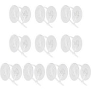 20PCS Furniture Anchors Baby Proofing Anti Tip Kit with No Drill Furniture Tipping Restraint Anchors White Anti Tip Straps for Child Safety Device