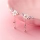thumbnail image 2 of Pendientes Minnieouse de Flores de Cerezo Plata de Ley 925, 2 of 6