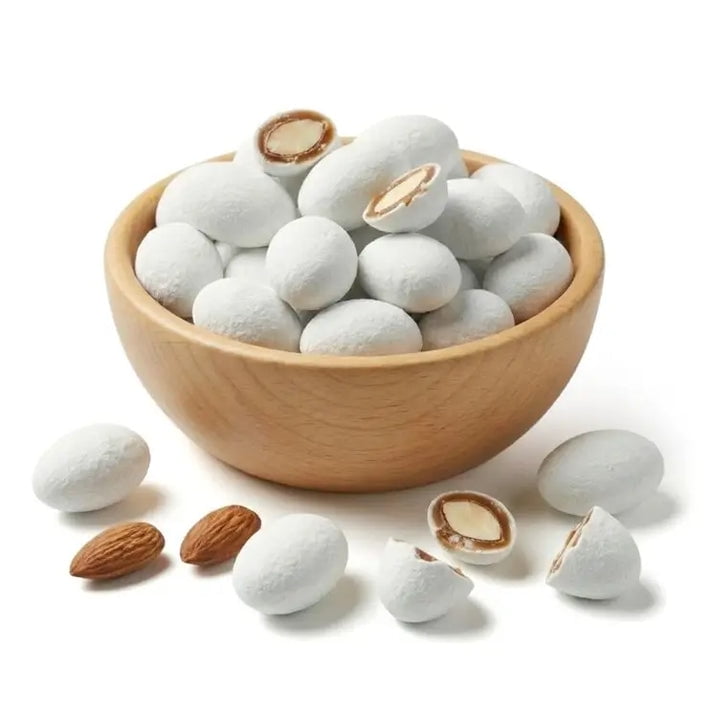 NY Spice Shop Christmas Toffee Almonds Candies - 1 Pound - Toffee Coated Almonds - Caramel Almond Truffles - Almond Crunch Toffee - Candy Almonds - Perfect for Holiday Snack Mix Treats