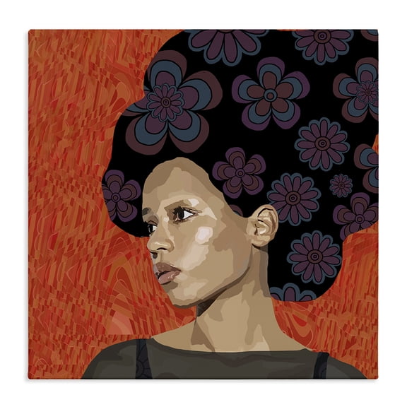 Stupell Industries Eclectic Portrait Of A Dreamer Canvas Art, 17 x 17, by Lynnda Rakos