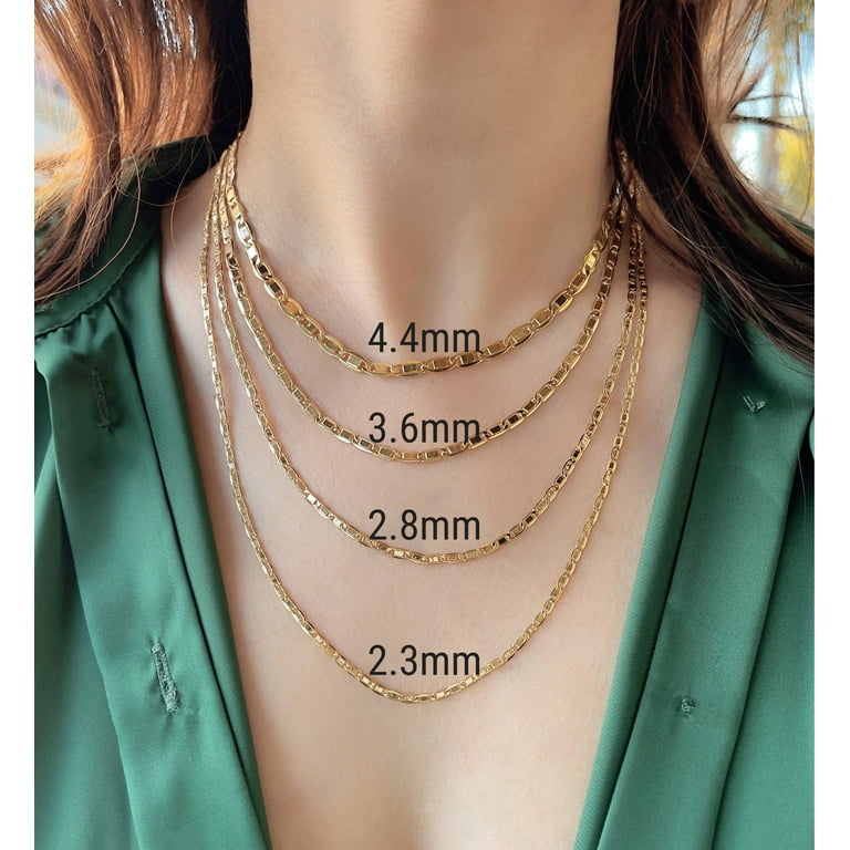 14k Gold Mirrored 16 14k Gold Mirrored 16