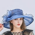 thumbnail image 5 of Yirtree Women's Organza Church Fascinator Bridal Tea Party Wedding Hat, 5 of 8