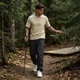thumbnail image 6 of gzxflxpge Men's Casual Cargo Sweatpants Outdoor Sports Classic Fit Sweatpants Fashion Comfortable Soft Trousers with Flap Pockets Black XL, 6 of 10