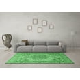 thumbnail image 3 of Ahgly Company Indoor Round Persian Emerald Green Traditional Area Rugs, 3' Round, 3 of 4