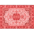 thumbnail image 1 of Ahgly Company Machine Washable Indoor Rectangle Abstract Red Modern Area Rugs, 7' x 10', 1 of 4
