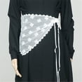thumbnail image 4 of Huhudde Women's Wide Belt Embroidery Floral Lace Waist Covers Short Apron Skirt Triangle Scarf Shawl Corset for Stylish Outfits, 4 of 21