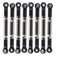 thumbnail image 3 of RC Steering Servo Pull Rod, RC Pull Rod Metal Linkage Arm Tie Rod Ends Connector for WPL, 3 of 8