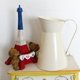 thumbnail image 4 of Jarra de leche de riego con asa, maceta con forma de cafetera, 4 of 5