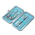 thumbnail image 1 of 6 in 1 Stainless Steel Manicure Set Nail Clippers Cleaner Cuticle Grooming Kit, 1 of 7