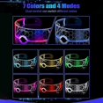 thumbnail image 4 of Led Glasses Light Up Glasses Led Visor Glasses, Luminous Glasses For Halloween Party Bar, 4 of 5