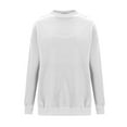 thumbnail image 5 of Annhoo Crewneck Sweatshirt Women Fall Casual Long Sleeve Pullover Shirts Ladies Baggy Solid Color Clothes, 5 of 6