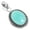 Aqua Chalcedony, variant on Natural Rainbow Moonstone Women Jewelry 925 Sterling Silver Pendant