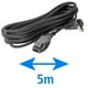 thumbnail image 4 of Extensión Eléctrica Iusa Trenzada 16 AWG 5 m Color Negro, 4 of 4