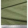thumbnail image 3 of Soimoi Rayon Crepe Fabric Leaves Small Print Fabric by The Yard 46 Inch Wide, 3 of 3