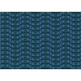 thumbnail image 1 of Ahgly Company Indoor Rectangle Patterned Deep-Sea Blue Area Rugs, 8' x 10', 1 of 6