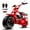 Red, variant on FRP Basic Package GMB100 Gas Powered Mini Dirt Bike 99CC for Teens and Adults, 28MPH Off Road Motorcycle, Weight Support Up to 220 LBS - Black