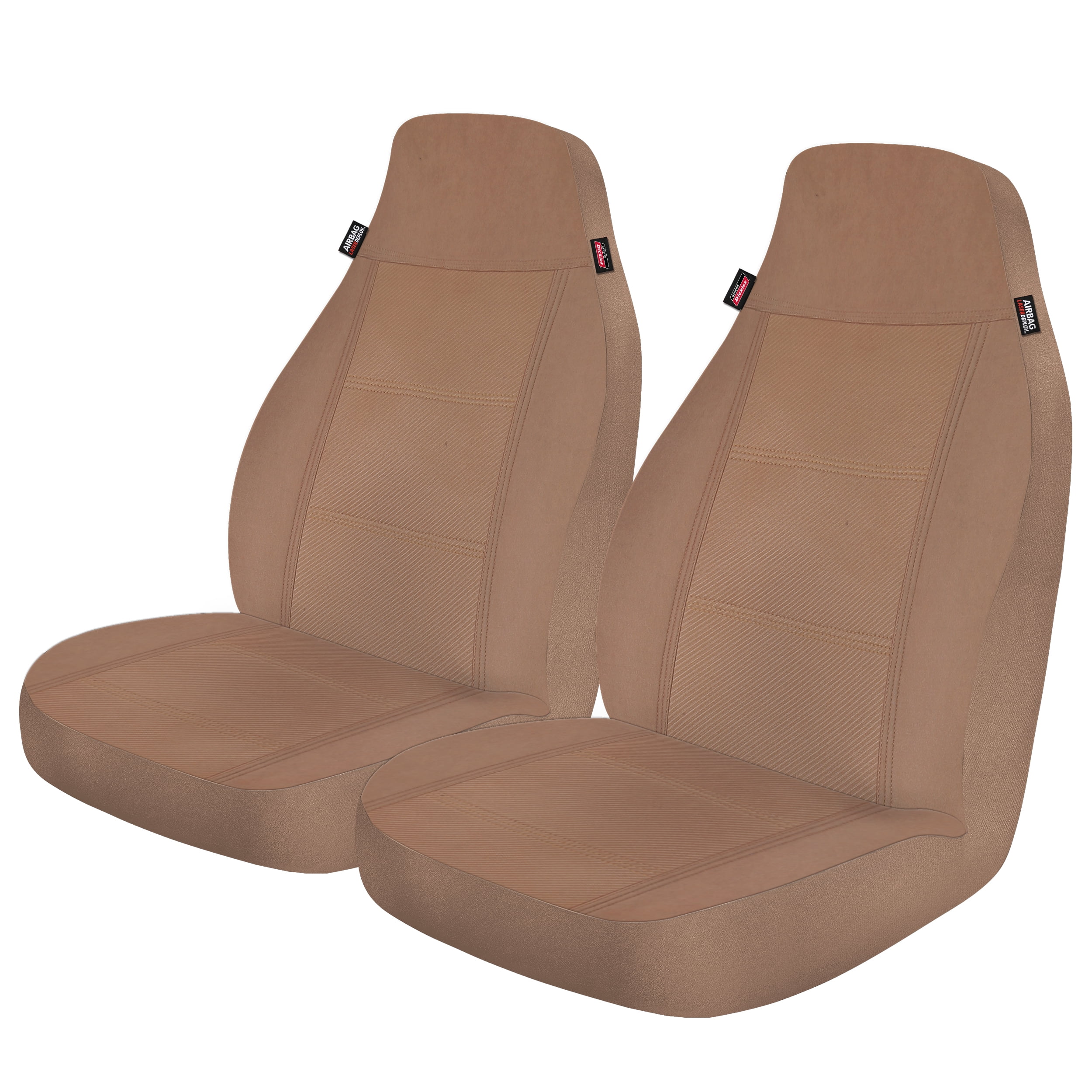 2 Pcs Car Auto Front Seats Cover Set Airbag Compatible Durable Jacquard Cloth 