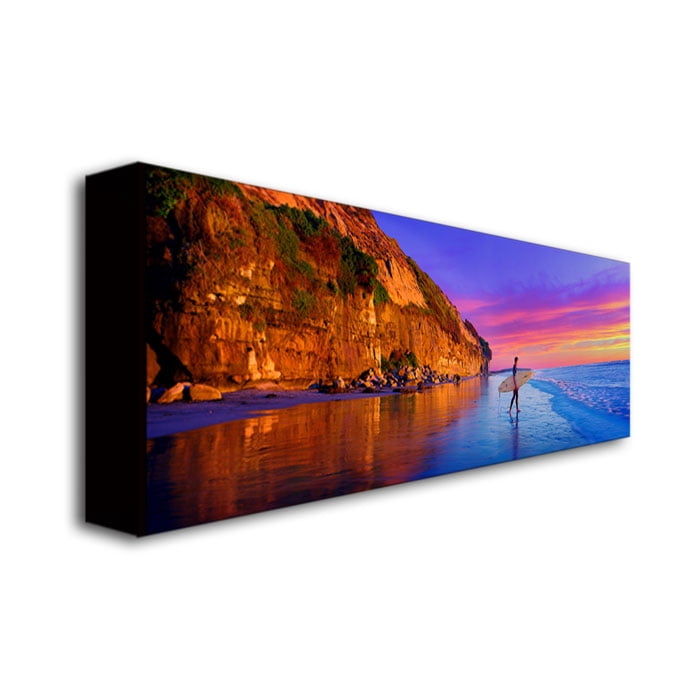 Preston 'Moonlight Beach' Canvas Art