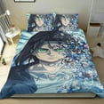 thumbnail image 1 of Ataque a los Titanes Conjunto de sábanas temático, trío de piezas, cómodo y amigable con la piel, diseño único, regalo de decoración para el hogar para familiares, amigos y fans,140cm *210cm, 1 of 6
